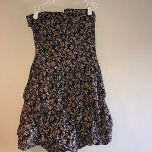 Ruffle corset mini dress